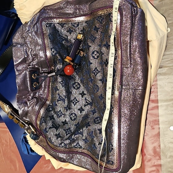 ULTRA RARE LOUIS VUITTON BAG Limited Edition Lurex Bluebird - Picture 10 of 13